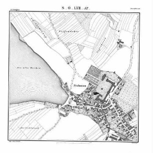 Kartenblatt SO LVII 32 Stand 1861
