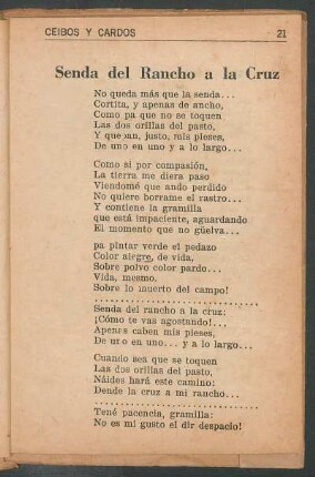 Senda del Rancho a la Cruz