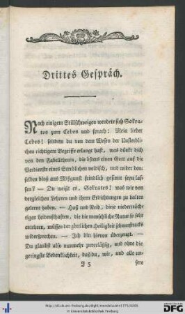 Drittes Gespräch