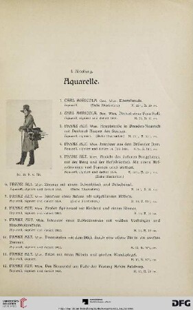 Aquarelle (Nr. 1-163)