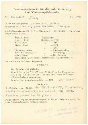 Autenrieth, Arthur