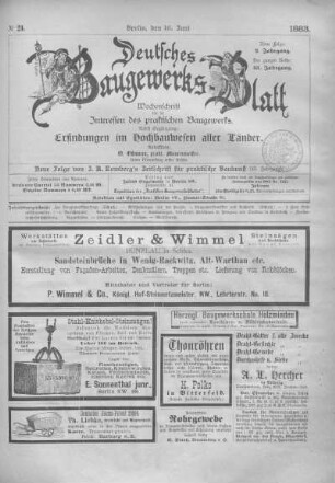 43. Jahrgang. No 24.