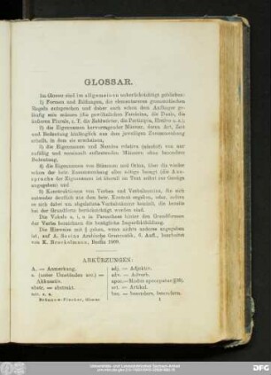 Glossar.