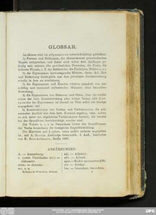 Glossar.