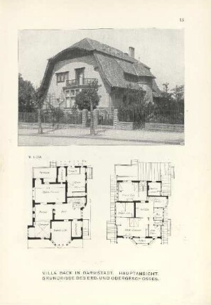 Villa Back in Darmstadt