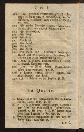 20-74, In Quarto.