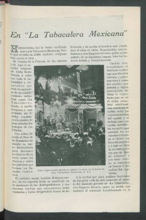 En "La Tabacalera Mexicana"