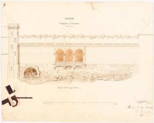 Schloss von Dr. Strousberg, Zbirow Umbau: Orangerie: Ansicht