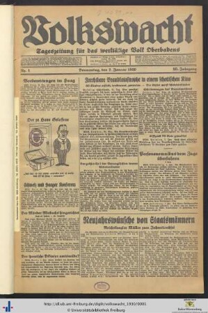 Nr. 1-26 (Januar 1930)