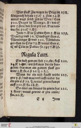 Regula Lucri (Nr. 220-240)