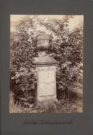 Grabstein auf dem Nikolaikirchhof, Görlitz: Ansicht