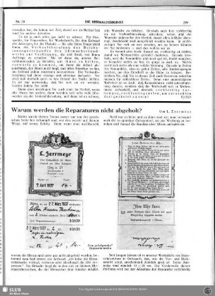 Warum werden die Reparaturen nicht abgeholt?