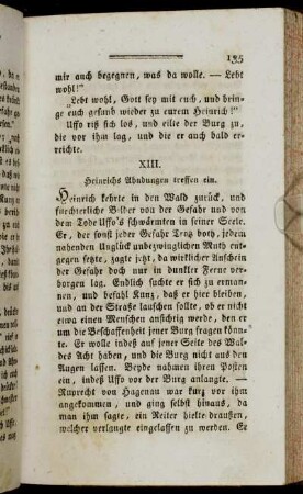 XIII. Heinrichs Ahndungen treffen ein.