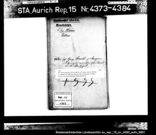Die Befreiung des Sattlergesellen Johann Georg Schmidt in Jemgum von dem Erfordernis des 25-jährigen Mindestalters zum selbständigen Gewerbebetrieb