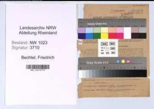 Entnazifizierung Friedrich Bechtel , geb. 05.07.1890 (Buchhalter)