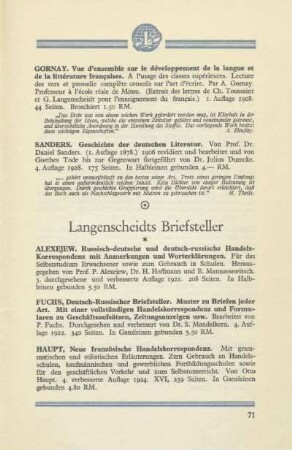 Langenscheidts Briefsteller