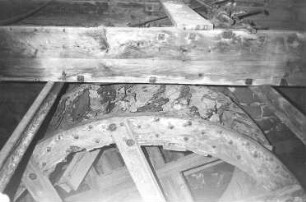 Friedersdorf. Henselmühle, Wasserrad