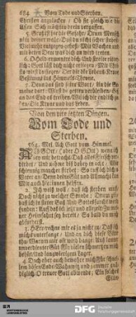Vom Tode und Sterben.