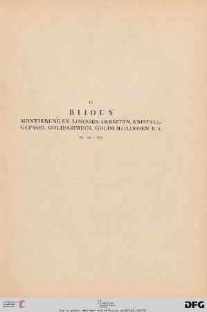 Bijoux (Nr. 46-103)