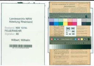 Entnazifizierung Wilhelm Wilbert , geb. 25.12.1901 (Bauarbeiter)