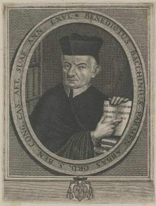 Bildnis des Benedictus Bacchinius