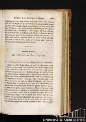 Drittes Kapitel. Der öffentliche Spaziergang.