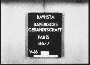 Dettenhofer, Katharina, von Pachling bei Cham, in Paris, als Erben