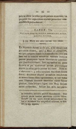 Caput VI. Plures forte Ritus Mosaicos ante Mosen fuisse.