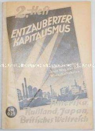 Schrift über die verschiedenen wirtschaftspolitischen Ansätze großer Wirtschaftsnationen