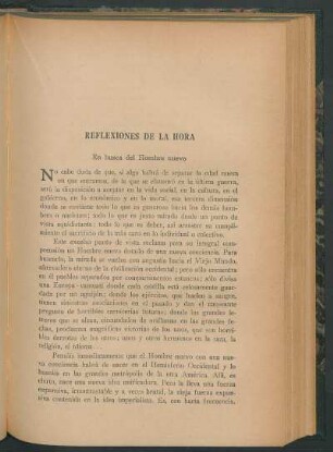 Reflexiones de la hora