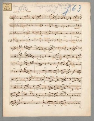 Streichquartett in Es-dur JWV 63 - BSB Mus.ms. 4712