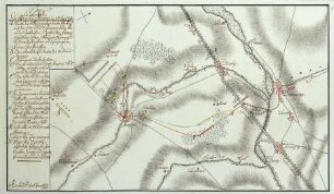 WHK 32 Krieg mit Frankreich 1792-1805: Plan des Gefechts bei Haspres, 24. April 1794