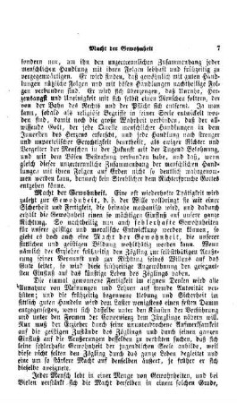 Macht der Gewohnheit