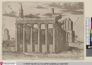 [The Temple of Antoninus and Faustina; Tempel des Antonius und der Faustina]