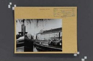 Mühlendammschleuse. Berlin, Mitte, Rolandufer/Fischerinsel