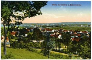 Elsterwerda. Blick auf Biehla und Elsterwerda