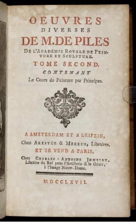 T.2: Le Cour De Peinture Par Principes