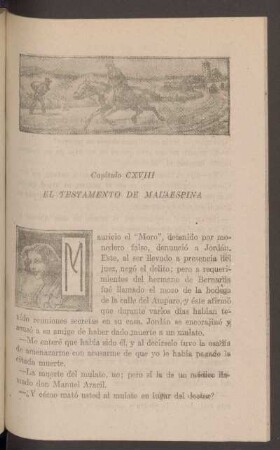 Capítulo CXVIII - El testamento de Malaespina