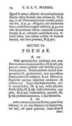 Sectio VI. Poenae.