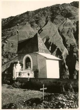 Tirol, Ostalpen. Ötztaler Alpen, Kapelle in Karthaus im Schnalstal