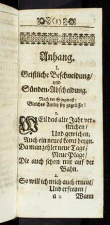 I. Geistliche Beschneidung