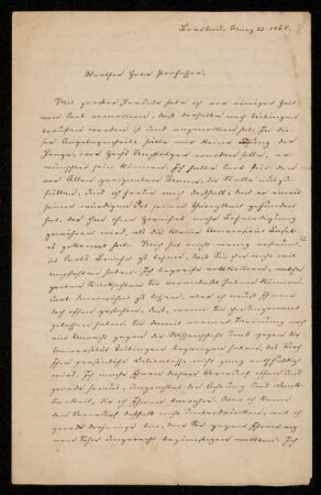 Nr. 8 Brief von Oskar Emil Meyer an Franz Ernst Neumann. Breslau, 23.3.1865