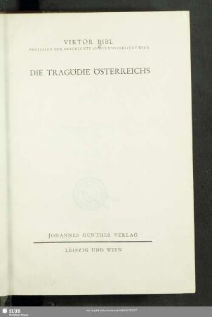 Die Tragödie Österreichs