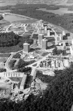 Freiburg: Siedlungsgebiet Landwasser, von Osten