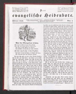 Nr. 2. Februar 1853