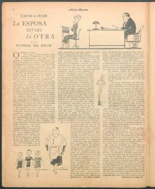 La esposa versus la otra : Cartas de mujer