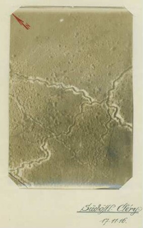 Foto des Geländes südöstlich von Cléry(-sur-Somme) (Luftbild)