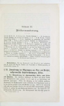 Abschnitt III. Völkerwanderung