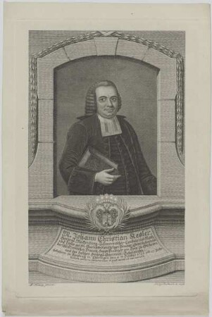 Bildnis des Johann Christian Kesler