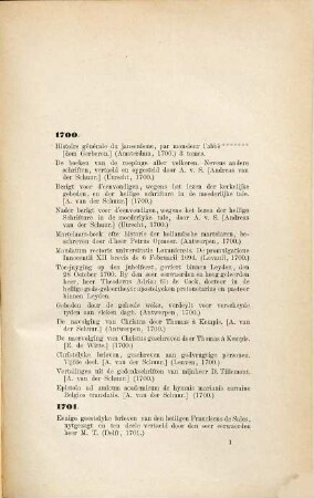 Lijst van eenige Boeken en Brochuren uitgegeven in de Oud-Katholieke Kerk van Nederland, 1